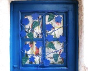 A detail from the house door in Vrbnik, Croatia
