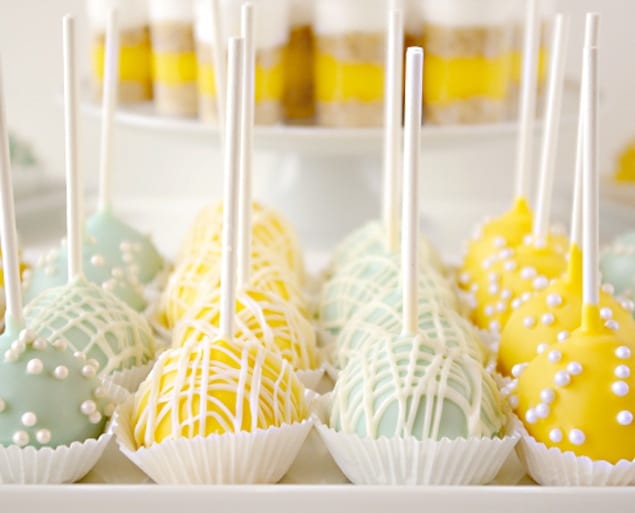 Lemon Cream Cheese Cake Pops