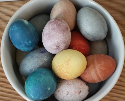 Natural Easter Egg Dyes