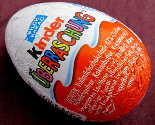 kinder surprise plastic egg