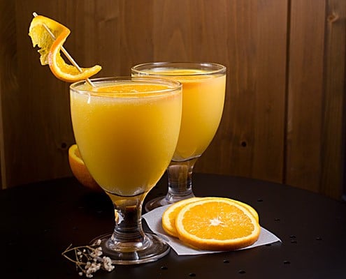 Non-Alcoholic Orange Spritzer