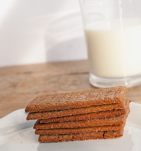 stack of graham crackers