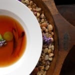 Crimini Mushroom and Plum Wine Consommé