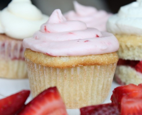 Strawberry Shortcake Cupcakes