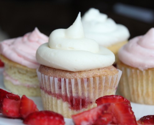 Strawberry Shortcake Cupcakes