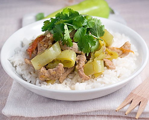 Pork with Green Chiles