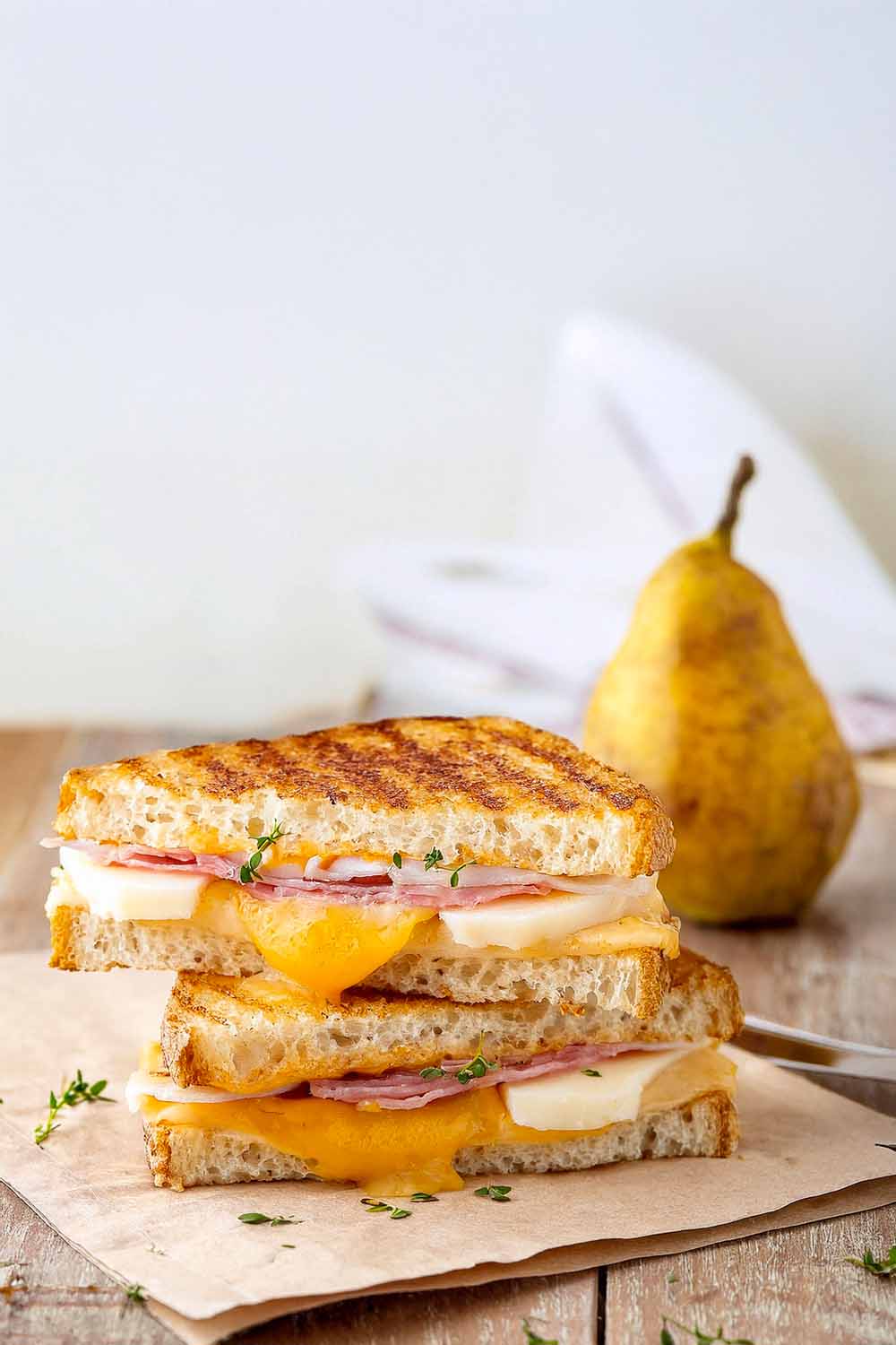 Pear Grilled Cheese Sandwich Recipe