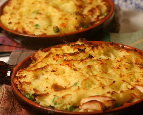 Italianized Chicken Shepherd S Pie Honest Cooking