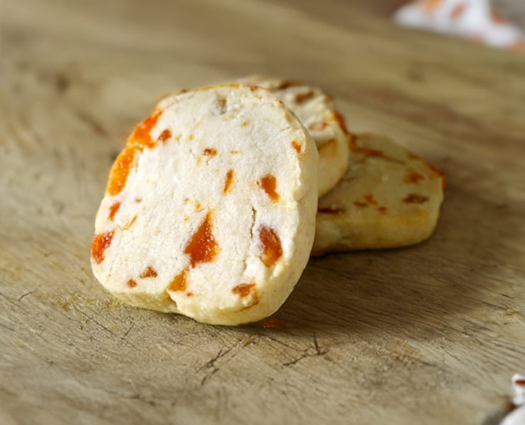 Apricot Shortbread Cookies