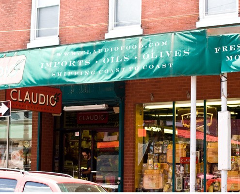 Italian Market Claudio's storefront