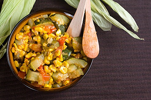 Mexican Zucchini with Corn