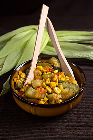 Mexican Zucchini with Corn