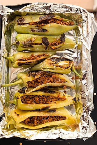 Chorizo Stuffed Chiles