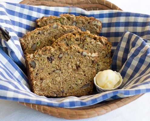 Zucchini Bread Sliced