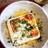 Grilled Feta Cheese with Honey and Thyme