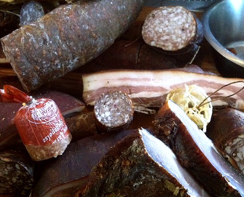 Speck-tacular .... Sausages and assorted meats from Hallegård