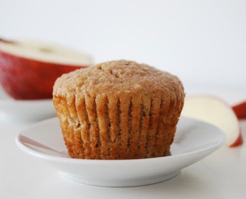 Whole-Wheat Applesauce Muffins