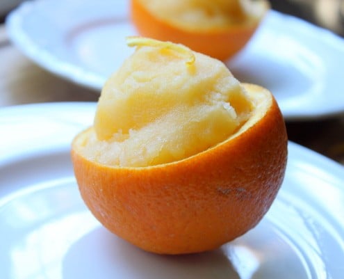 Orange sherbet recipe discount for ice cream maker