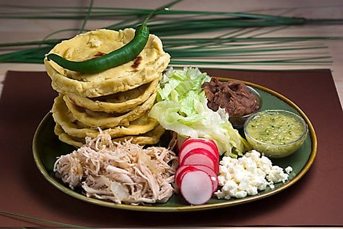 Ingredient used for these chicken sopes.