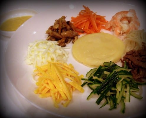 Korean Nine Seperate Dishes