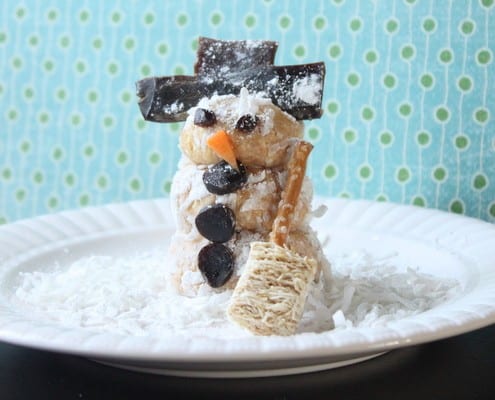 Edible Art: Snowman Snacks
