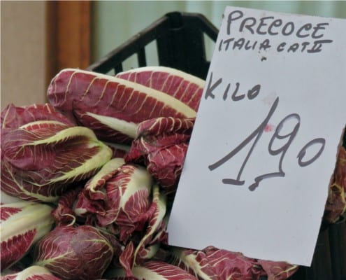 Radicchio in Veneto market