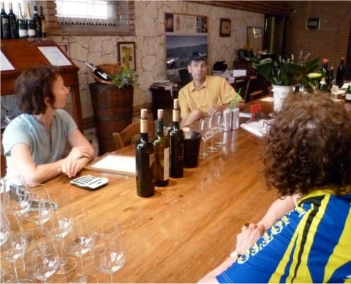 Susan Regis at Coffele Wine Tasting