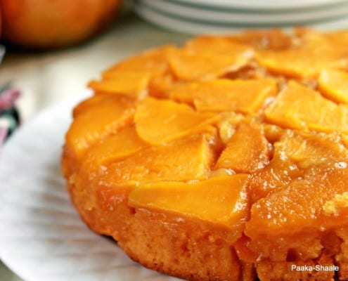 Golden Mango Upside Down Cake Recipe