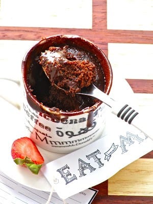 Easy Nutella Mug Cake - Baked by an Introvert