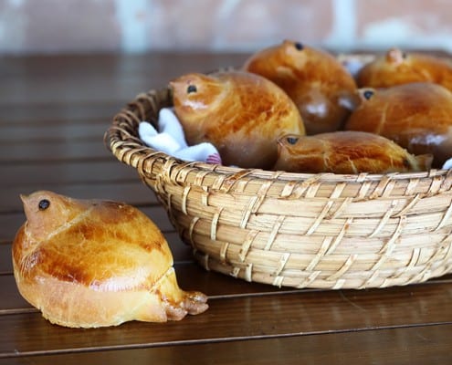 Bird Shaped Bread Rolls