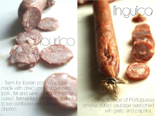 Chourico and Linguica