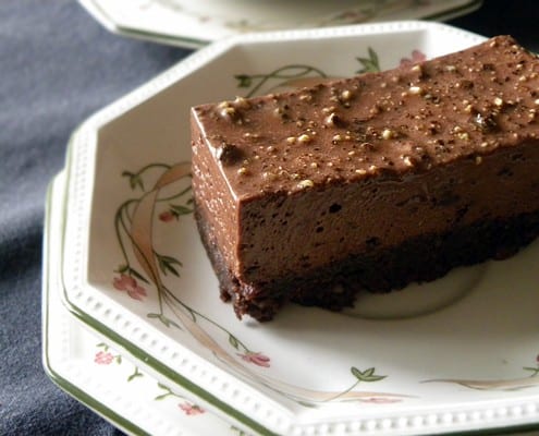 Black Pepper and Chocolate Mousse Cake