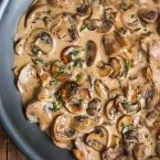 Creamy Mushroom Sauce for Steak