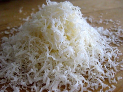 A Pile of Parmesan Cheese