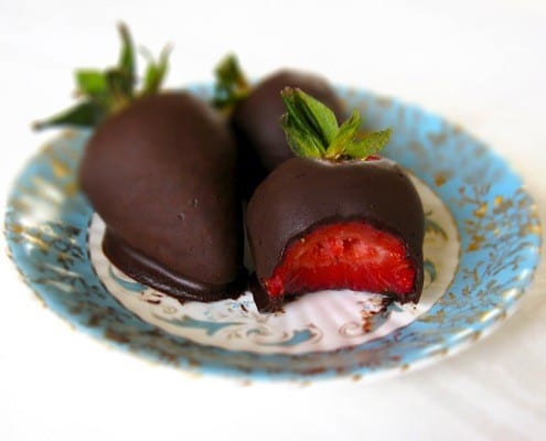 Vegan Chocolate Covered Strawberries Recipe