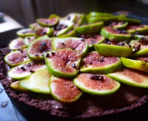 Chocolate and Fig Tart