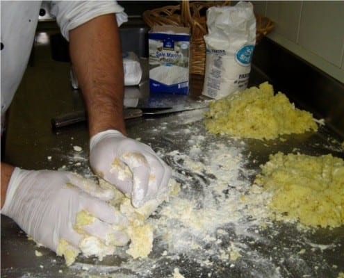 Making gnocchi in Italy - culinary cycling holidays italy