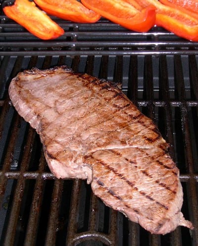 Grilled London Broil with Coffee