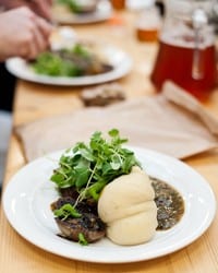 Food at Copenhagen Beer Celebration