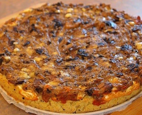 Mushroom Squares before cutting