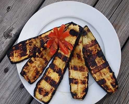 Grilled Lemon Zucchini