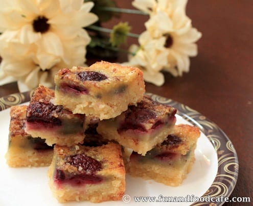 Chocolate-Cherry-Blondies