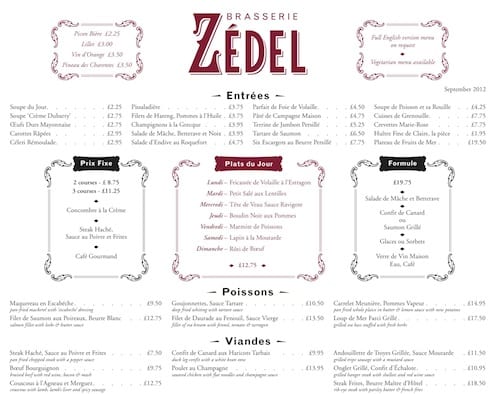 Brasserie Zedel