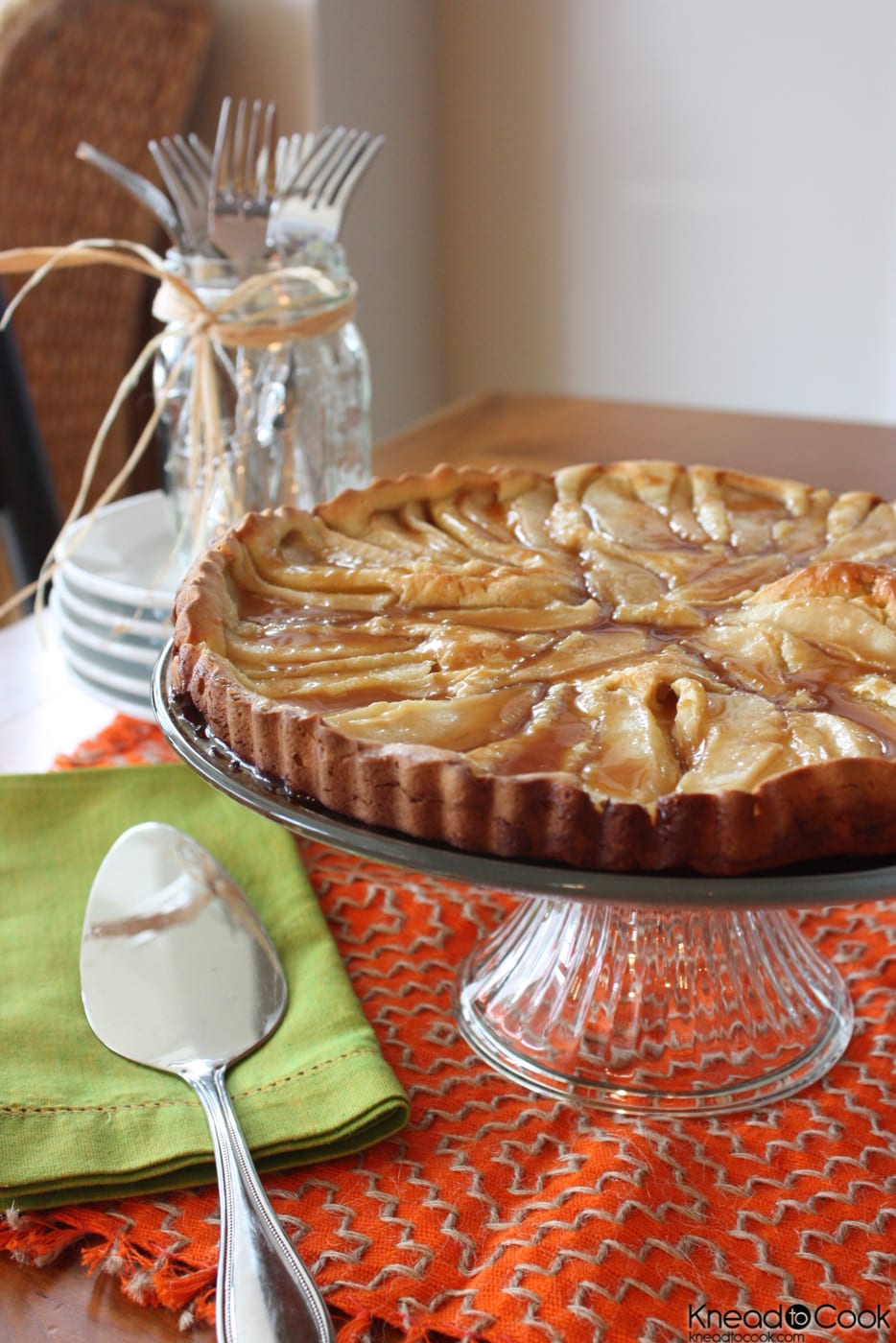 Almond and Pear Tart