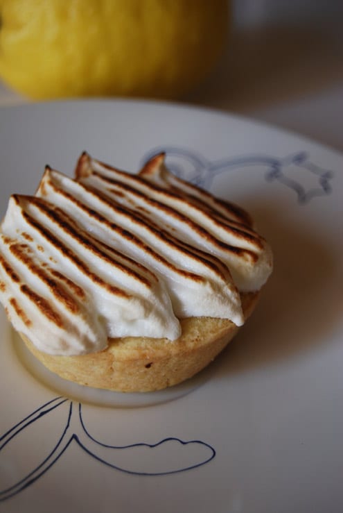 Lemon Jam and merengue tart