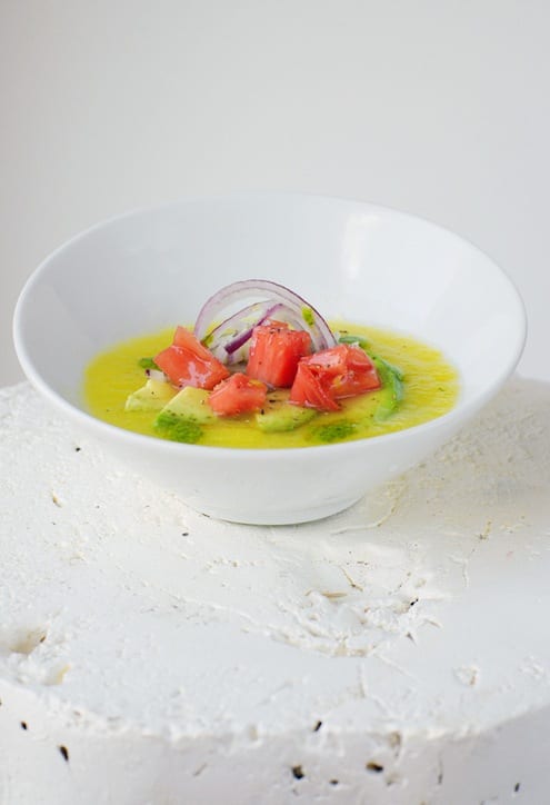 Yellow Tomato Gazpacho