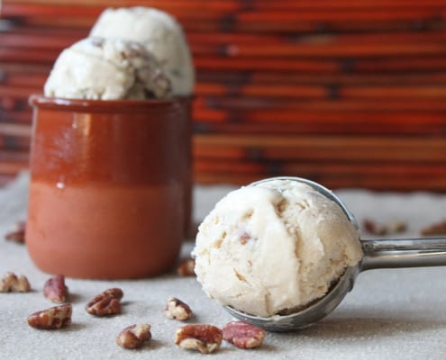 Sweet Potato Maple Pecan Ice Cream