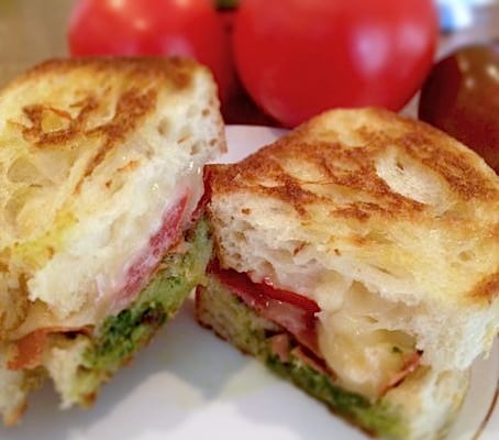 Pesto Grilled Cheese