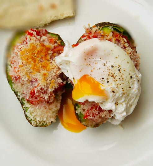 Stuffed Avocado Poached Egg