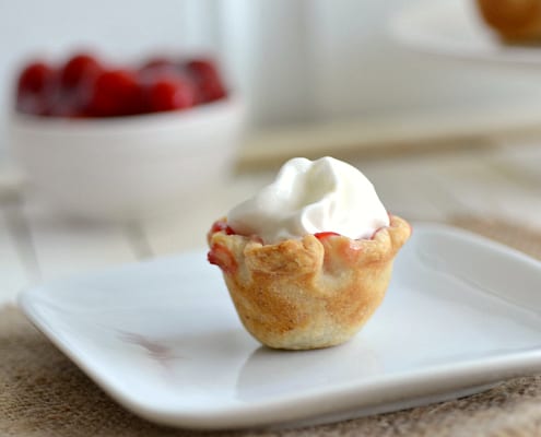 Delicious bite size versions of cherry pie!